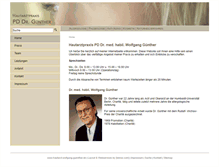 Tablet Screenshot of hautarzt-wolfgang-guenther.de